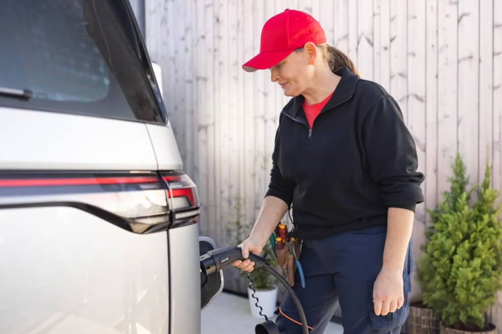 Gratis anslutning till företagsladdning